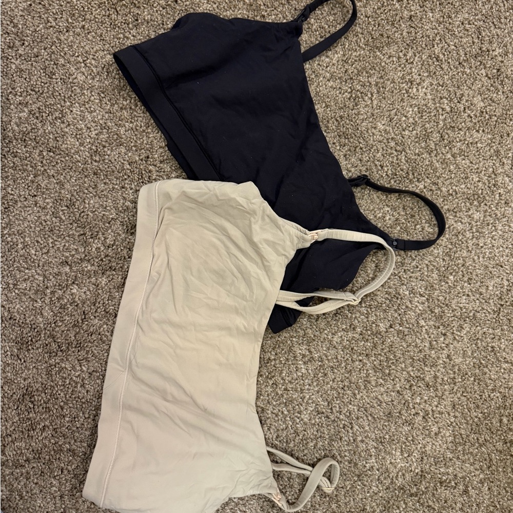 SKIMS maternity/nursing scoop bralettes